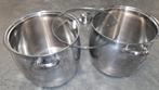 Kookpotten inox, Huis en Inrichting, Ophalen, Inox