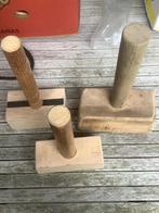 3 houten hamers, Ophalen of Verzenden, Zo goed als nieuw