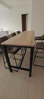 Moderne hoge eettafel, Huis en Inrichting, Tafels | Eettafels, Ophalen, Overige materialen, 200 cm of meer, 50 tot 100 cm
