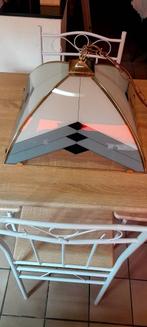 Vintage kroonluchter, Huis en Inrichting, Lampen | Kroonluchters, Ophalen, Gebruikt, Glas, Vintage
