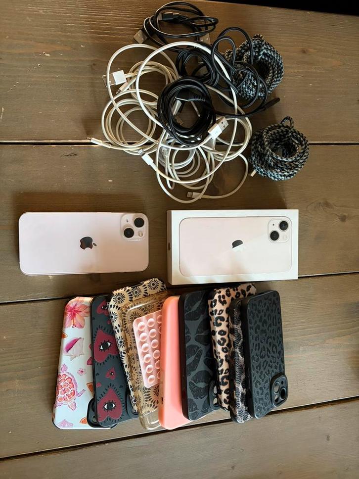 Iphone 13, 256GB, Pink, Telecommunicatie, Mobiele telefoons | Apple iPhone, Zo goed als nieuw, 256 GB, Zonder abonnement, Zonder simlock