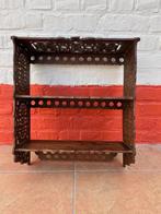 Étagère murale de cuisine ancienne sculptée à la main, Maison & Meubles, Enlèvement