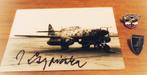handtekening luftwaffe piloot Jorg Czypionka ME262, Verzamelen, Militaria | Tweede Wereldoorlog, Ophalen of Verzenden