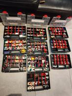 Lego gesorteerde onderdelen allerlei, 10 koffertjes, Ophalen of Verzenden, Lego, Zo goed als nieuw