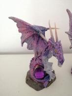 Dragons mauves en résine, Kinderen en Baby's, Speelgoed | Actiefiguren, Ophalen of Verzenden, Zo goed als nieuw