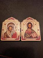 Christus / Maagd Maria van Kazan Russisch tweeluik, Ophalen of Verzenden