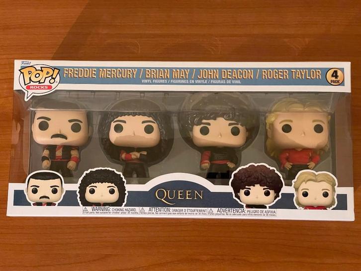 Funko POP! Vinyl Queen Radio Ga Ga 4-pack (Rocks) NOUVEAU, Collections, Musique, Artistes & Célébrités, Neuf, Poupée, Figurine ou Miniature