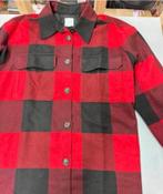 H&M vest trui jack - L mannen heren Rood Zwart geblokt blok, Kleding | Heren, Ophalen of Verzenden, Zo goed als nieuw, Maat 52/54 (L)