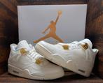 Jordan 4 White&Gold, Ophalen of Verzenden, Nieuw, Sneakers