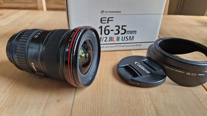 Canon EF 16-35mm f/2.8 L II USM, TV, Hi-fi & Vidéo, Photo | Lentilles & Objectifs, Utilisé, Objectif grand angle, Zoom, Enlèvement ou Envoi