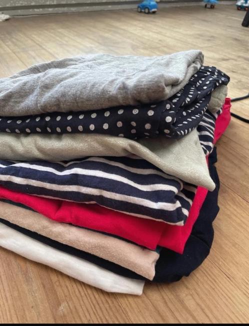 Bundel shirts en tops - zwangerschap, Kleding | Dames, Zwangerschapskleding, Zo goed als nieuw, Shirt of Top, Maat 36 (S), Overige kleuren