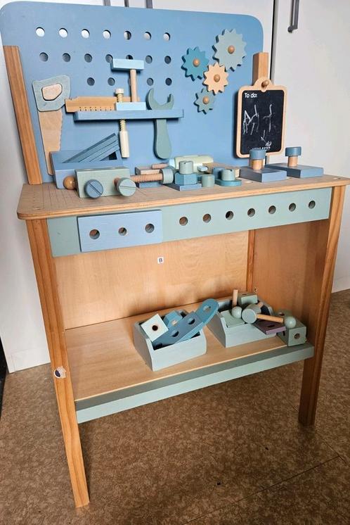 Little dutch werkbank inclusief gereedschap en gordel., Kinderen en Baby's, Speelgoed | Speeltafels, Zo goed als nieuw, Ophalen