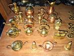 Lot de miniatures en laiton cuivre