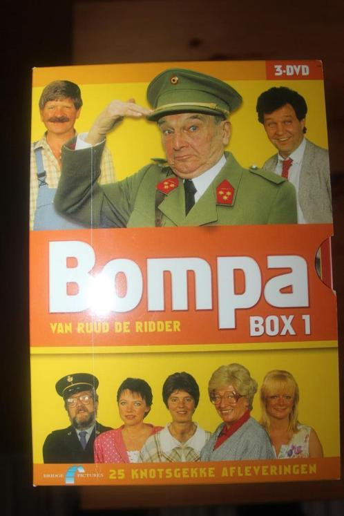 Den bompa  box 1-2-3-4, Cd's en Dvd's, Dvd's | Tv en Series, Zo goed als nieuw, Komedie, Vanaf 9 jaar, Ophalen of Verzenden