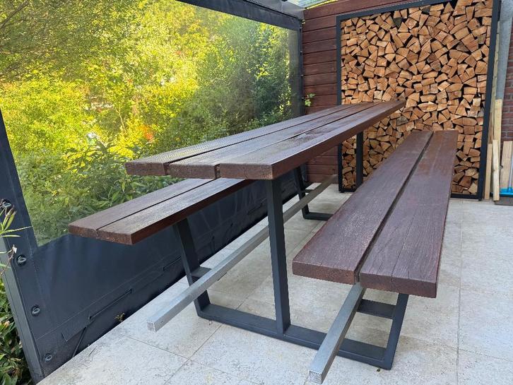 pick nick tuintafel, Tuin en Terras, Tuintafels, Zo goed als nieuw, Aluminium, Ophalen