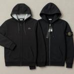 2 zwarte ritsen maat M, de 2 Lacoste en Stone Island, Maat 48/50 (M), Zwart, Nieuw, Ophalen of Verzenden