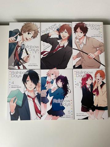 Rainbow days manga Vol 1->6
