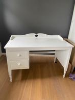 Gebruikt wit bureau kind 2 lades, Huis en Inrichting, Bureaus, Ophalen, Gebruikt, Bureau