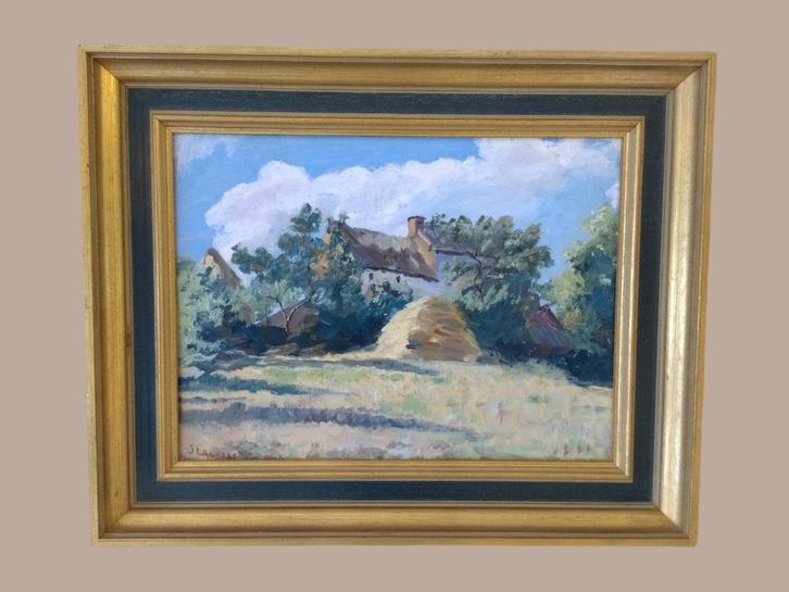 Joseph LAGASSE. La Meule. Hst, Antiquités & Art, Art | Peinture | Classique, Enlèvement ou Envoi