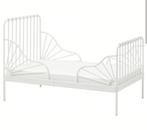 2 x IKEA MINNEN meegroeibed + LUROY lattenbodem 80cm x 200cm, Ophalen, Gebruikt, 70 tot 85 cm, Lattenbodem