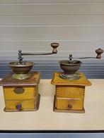 antieke koffiemolen hout koper, Ophalen of Verzenden