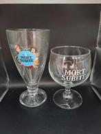 2 verres à bière Mort Sudite, Collections, Marques de bière, Comme neuf, Autres marques, Enlèvement ou Envoi, Verre ou Verres