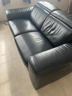 Lederen zetel van natuzzi, Huis en Inrichting, Zetels | Zetels, Ophalen, Gebruikt, Tweepersoons, Leer