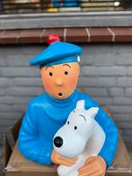 Kuifje met Bobby buste, Verzamelen, Stripfiguren, Ophalen, Kuifje, Zo goed als nieuw, Beeldje of Figuurtje