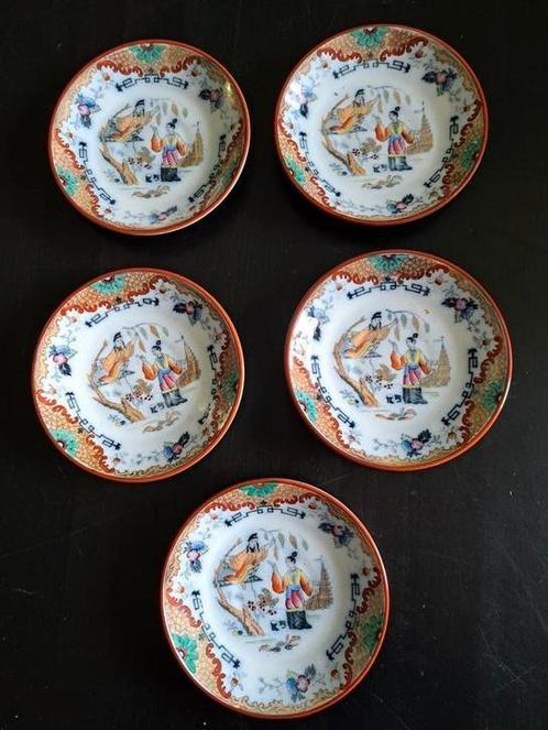 5 anciennes assiettes  P. REGOUT, Antiek en Kunst, Antiek | Porselein, Ophalen of Verzenden