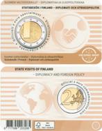 2 euros Finland 2025 Diplomatie en carte finno-suédoise, Timbres & Monnaies, Enlèvement ou Envoi, Finlande, 2 euros