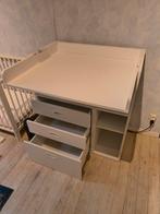 Baby/peuterbed + grote verzorgingstafel, Ophalen, Matras