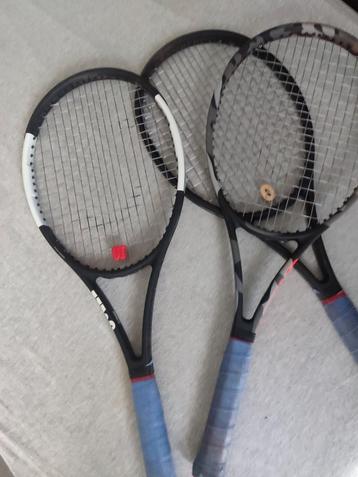 Wilson Pro Staff 97 rackets met tas (als nieuw), Enlèvement ou Envoi, Comme neuf, Sac, Wilson