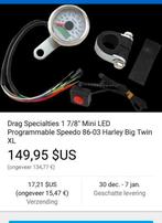 Drag specialties mini speedo snelheidsmeter harley, Enlèvement