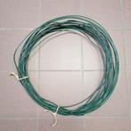 20 meter groen wasdraad met staaldraad om op te spannen., Ophalen, Nieuw
