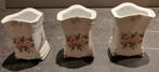 3 porseleinen voorraadpotjes 9 cm hoog Bavaria, Antiquités & Art, Antiquités | Porcelaine, Enlèvement ou Envoi