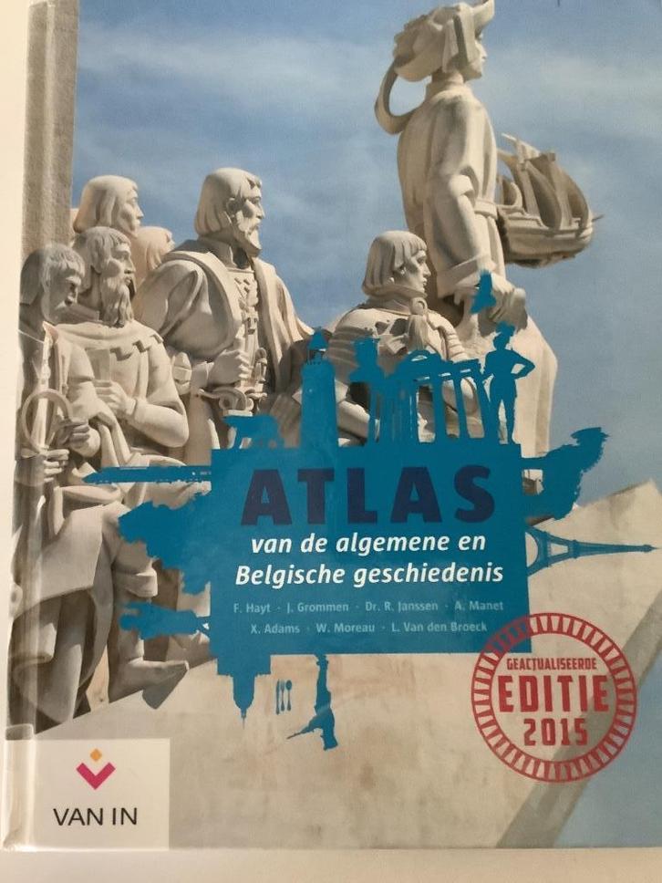 Atlas van de algemene en Belgische geschiedenis, Boeken, Schoolboeken, Zo goed als nieuw, Geschiedenis, Ophalen