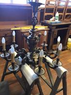 Bronzen luster, Ophalen