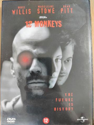 12 Monkeys (1995) (Bruce Willis, Brad Pitt) DVD, Enlèvement ou Envoi, Comme neuf