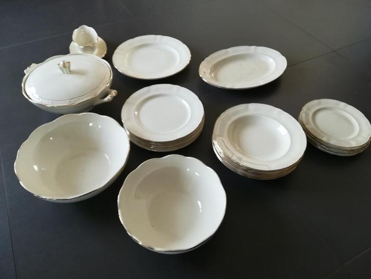 boch 6 personen en extra onderdelen retro vintage servies, Antiek en Kunst, Antiek | Servies compleet, Ophalen