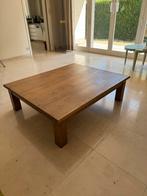Table salon en teck de haute qualité/ DOIT PARTIR ❗️, Ophalen, Zo goed als nieuw, Vierkant, Teakhout