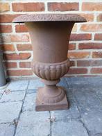 Metalen brocante bloempot, Tuin en Terras, Bloempotten, Ophalen