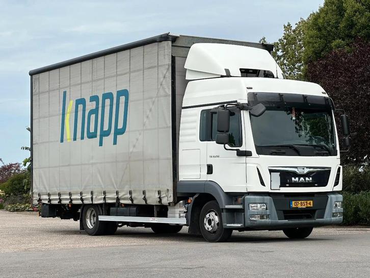 MAN TGL 12/250 DHolandia LBW LAADKLEP!EURO6! (bj 2014), Auto's, Vrachtwagens, Bedrijf, Te koop, ABS, MAN, Diesel, Euro 6, Automaat