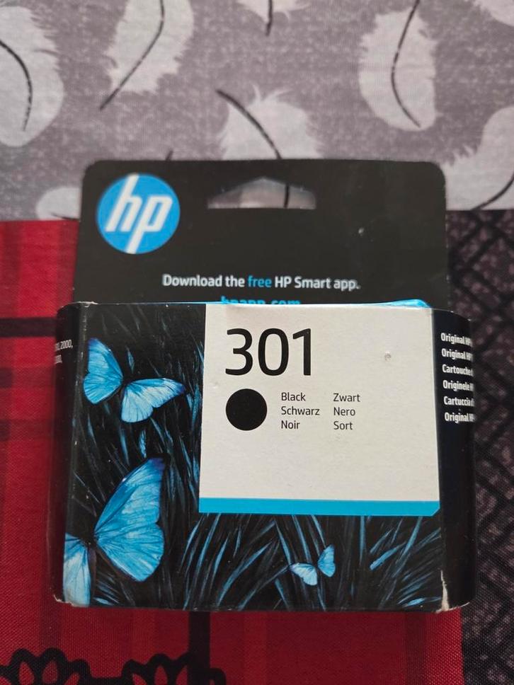 HP 301 ZWART, Computers en Software, Printerbenodigdheden, Nieuw, Ophalen of Verzenden