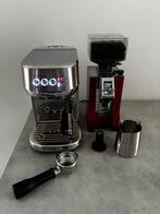 Sage bambino plus met eureka mignon specialita barista set, Elektronische apparatuur, Ophalen, Gebruikt