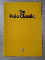 autofolder volkswagen polo classic, Livres, Autos | Brochures & Magazines, Comme neuf, Volkswagen, Volkswagen, Enlèvement ou Envoi