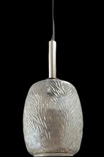 vintage Scandinavische "Frosted Glass" hanglamp, Ophalen, Retrohouse@telenet.be, Gebruikt, B