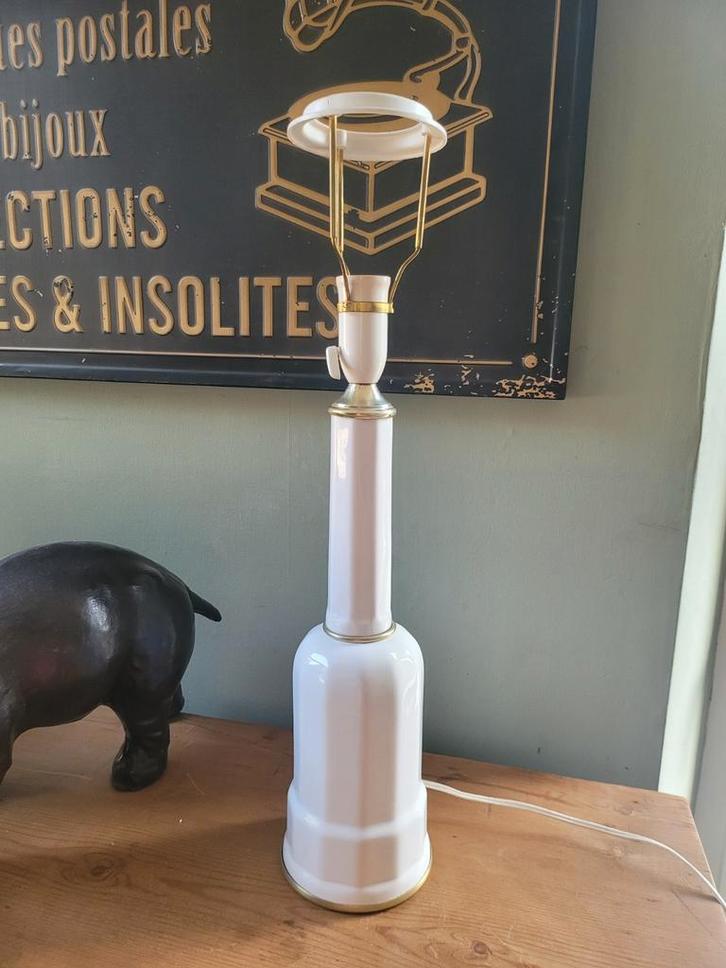 Oude keramische lamp 1, Antiek en Kunst, Antiek | Verlichting, Ophalen of Verzenden