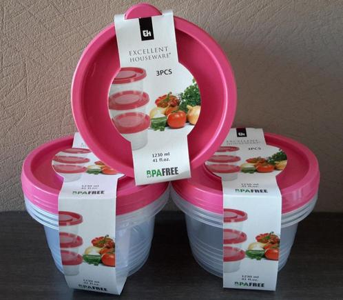 Lot / partij bewaardozen ( NIEUW ), Huis en Inrichting, Keuken | Potten en Pannen, Nieuw, Ophalen of Verzenden