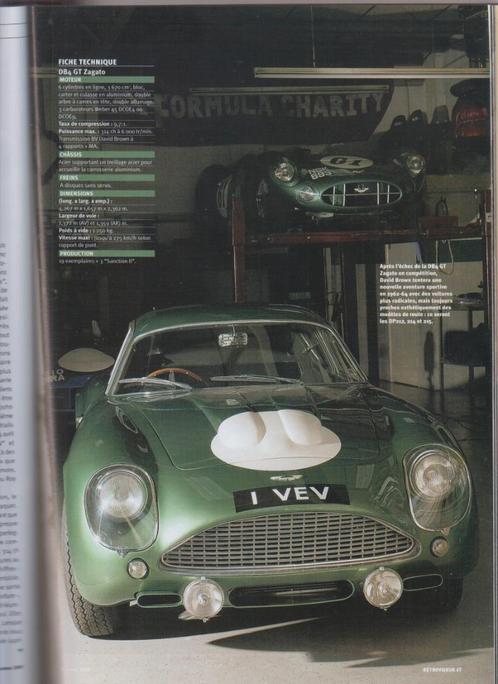 Aston Martin DB4 GT Zagato voiture de collection, Boeken, Auto's | Folders en Tijdschriften, Gelezen, Verzenden