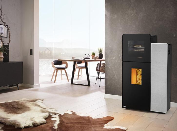 Pelletkachel Rika Domo Back, Huis en Inrichting, Woonaccessoires | Overige, Nieuw, Ophalen of Verzenden